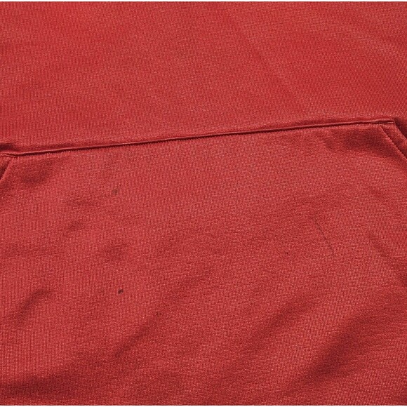 UNDER ARMOUR red Poly Logo Pullover Hoodie Sweatshirt Youth Medium YMD loose - Picture 4 of 7